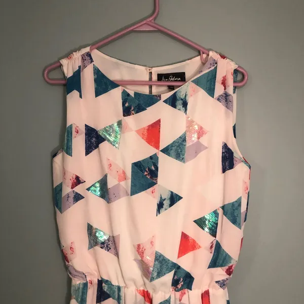 Sam Edelman white patterned dress women’s size small! - Image 2