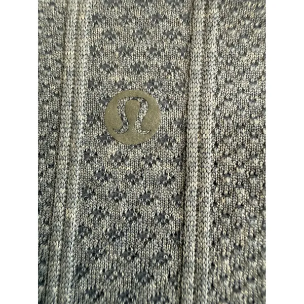 Lululemon Swiftly‎ Tech Short Sleeve Blue Gray Heather Athletic Top Size 6 - Image 4
