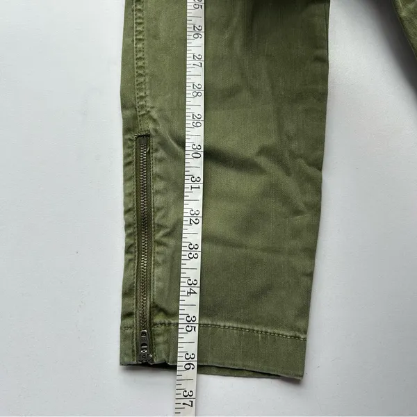J. Crew Women's Ankle Length Jeans in Olive Green 27 - Image 9