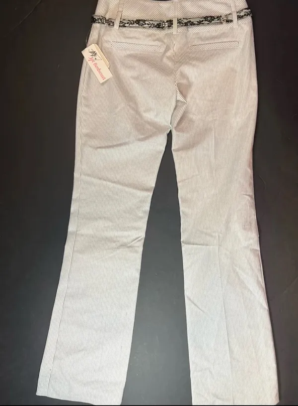 Vintage Business Pants White Size XXS - Image 5