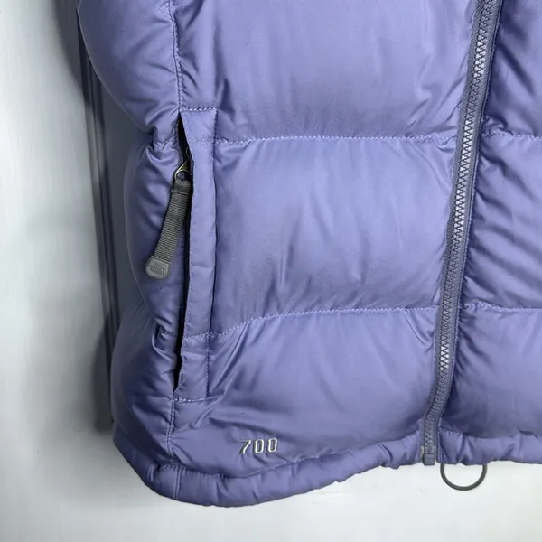 The North Face Women’s Lilac Purple Gilet Puffer Down Jacket Vest W1461 Sz S - Image 3