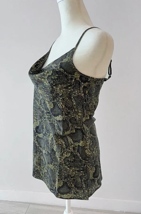 AllSaints Hadley Tamora Camisole in Khaki Green Size 4 - Image 2