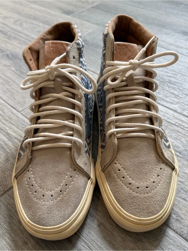 VANS Sk8-Hi Reissue Mens 8 Women's 9.5 California Italian Weave Chakana Tribal - Image 3