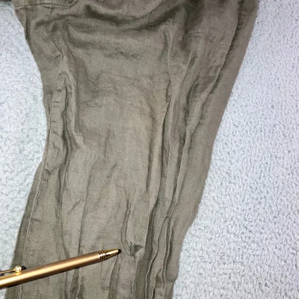 Magaschoni Wide Leg Linen Pants Women Large Pull On Elastic Waist‎ Boho Travel - Image 7