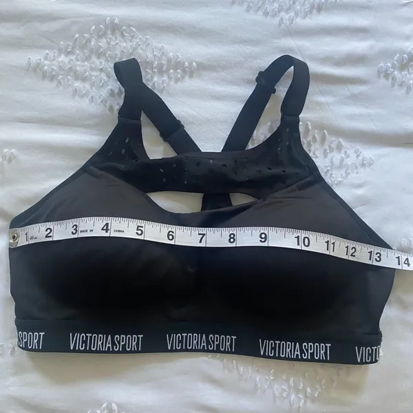 Victoria's Secret Sport Bra Women's Size S Black Sportwear Athleisure - Image 5