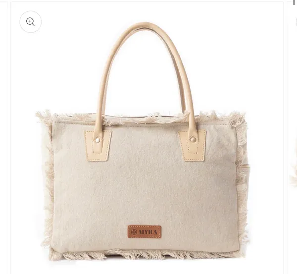 MYRABAGS Saint Tropez Tote Bag-Sand - Image 3