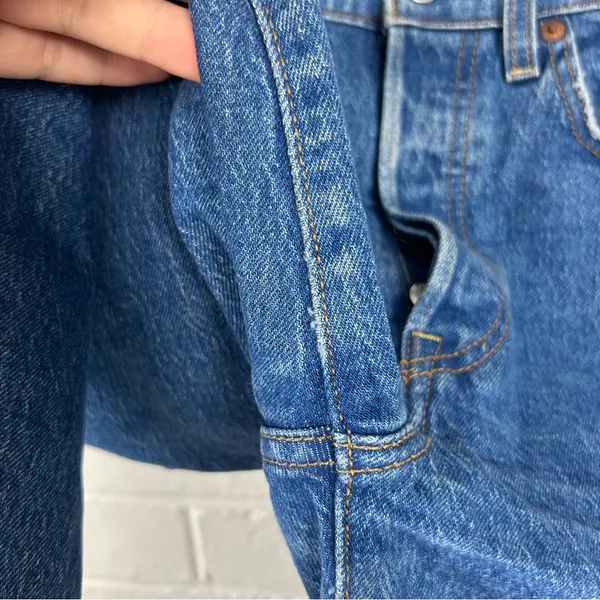 Levi’s Ribcage Straight Ankle Classic Wash Jeans Size 24 - Image 9