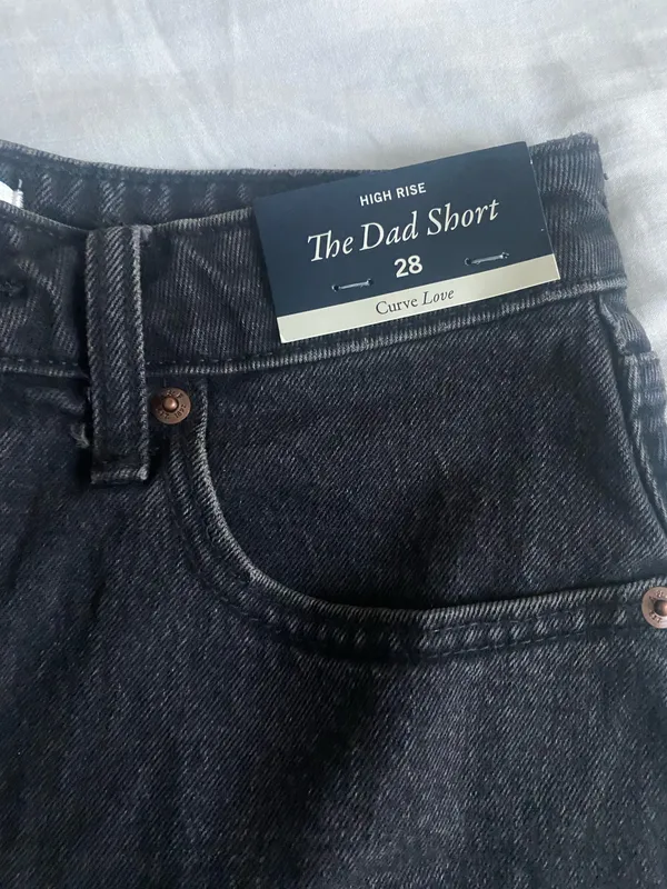 Abercrombie High-Rise Dad Shorts Curve Love - Image 3