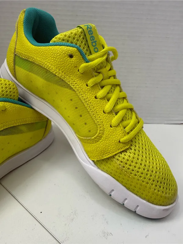 Reebok Dance Ur Lead Yellow Mesh Training Sneakers size 6.5 - Image 11