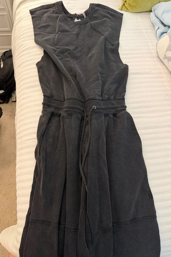 Free People Movement Throw and Go Onesie Black - Image 2