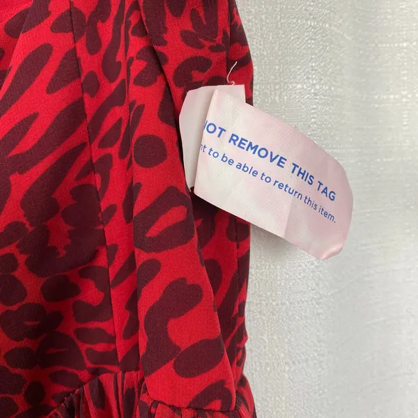 Fame and Partners Red Casablanca Maxi Dress Sz.4 NWT - Image 13
