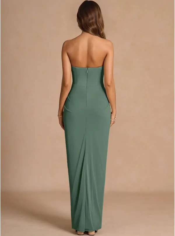 Azazie Anais Eucalyptus Maxi Dress - Image 6