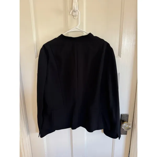 Talbots black open‎ front blazer size 16 - Image 4