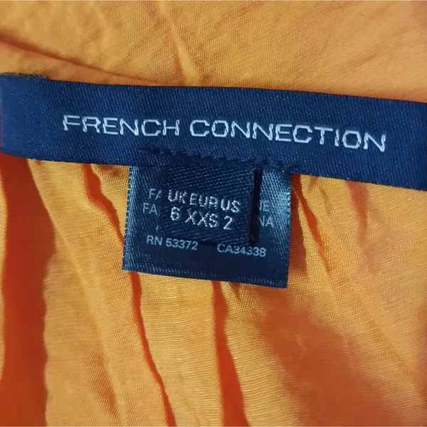 French Connection Faron Dress Womens Size 2 One Shoulder Midi Party Going Out - Image 4