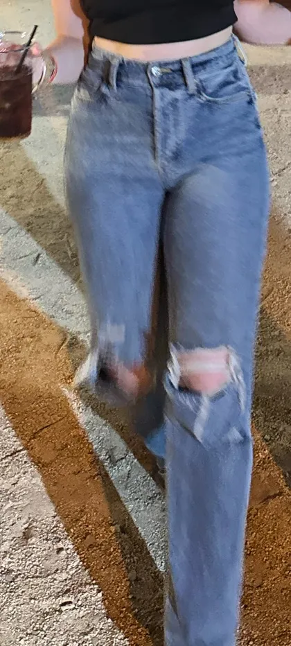 Ripped High-Waisted Jeans Wild Fable - Image 4