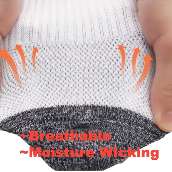 Colorful Athletic Women's Socks‎ 6 PACK Tab Low Cut High Quality NEW - Image 7