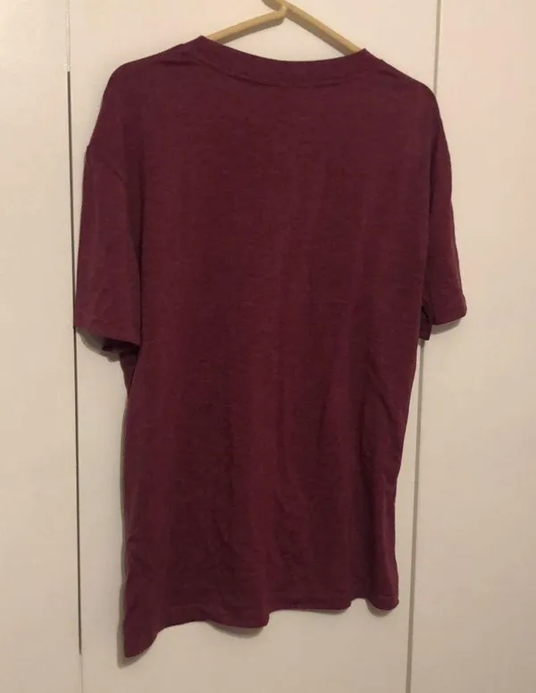 Mental Health Matters Women’s Size Large Wine Color Short Sleeve Tee - Image 4