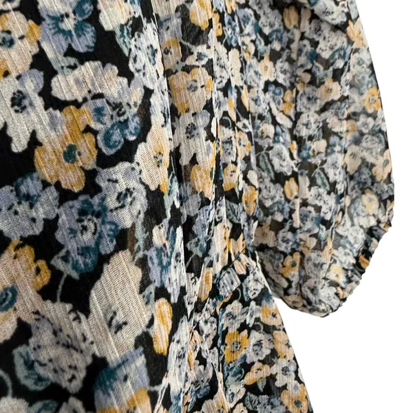 NWT Abercrombie & Fitch Womens Ditsy Floral Sheer Mini Dress Size Small Feminine - Image 13