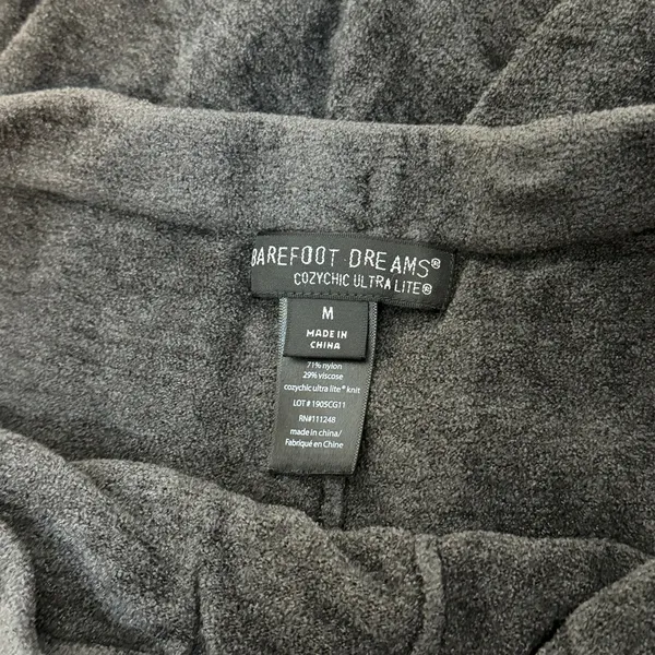 Barefoot Dreams Pants Cozychic Lite Pants Size Medium 493 Gray Lounge - Image 3