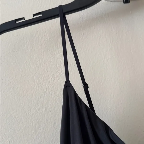 SKIMS Onyx Fits Everybody Sleeveless Spaghetti Straps Slip Dress Size Large, $88 - Image 2
