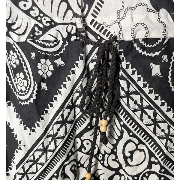 Vintage Y2K Gap Dark Brown Paisley Print Dress Size‎ M - Image 4
