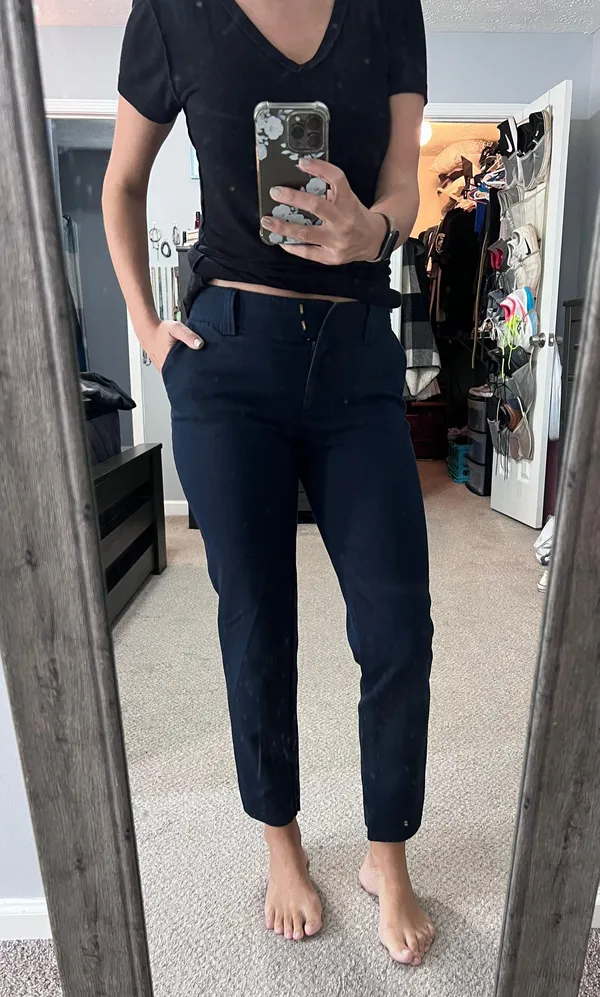 Jones New York Navy Pixie Pants - Image 4