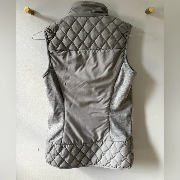 Adidas Climawarm Women's Quilted Gray Vest S - Image 2