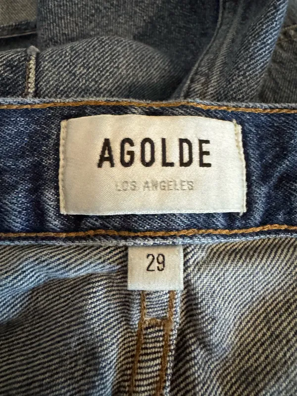 AGOLDE Parker Denim Shorts – Size 29 – Organic Cotton - Image 3
