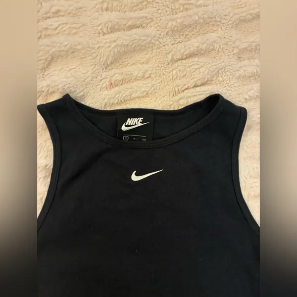 Nike Black Sleeveless Top - Image 2