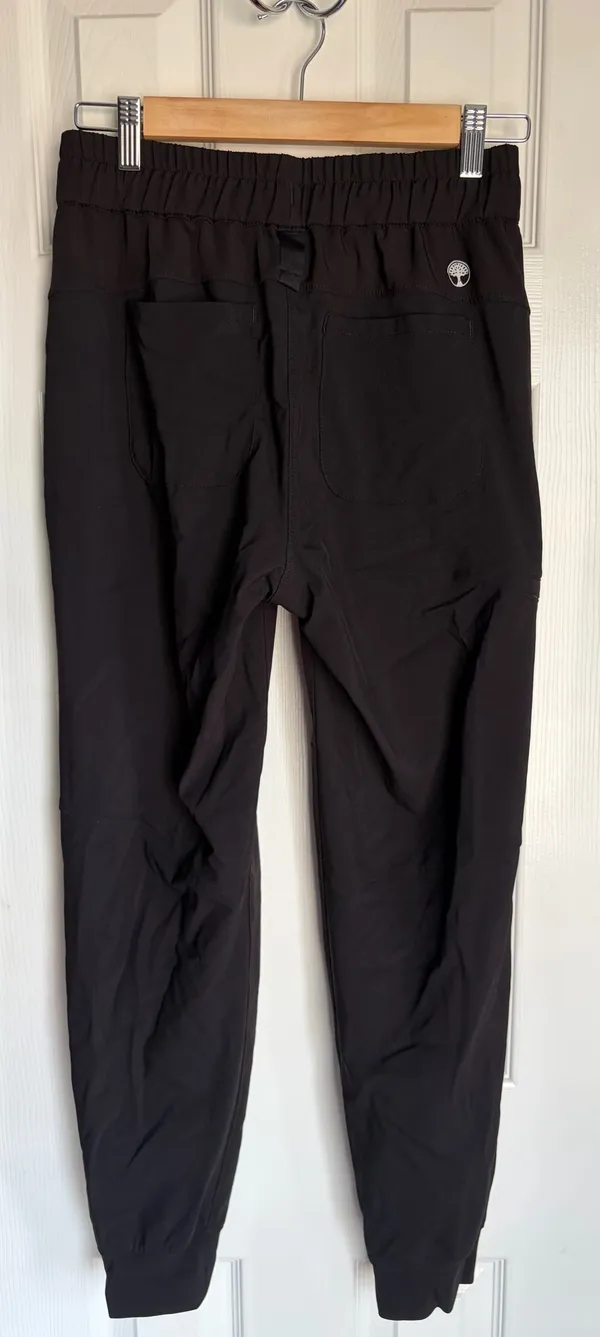 Healing Hands Scrub Pants Jogger Black - Image 2