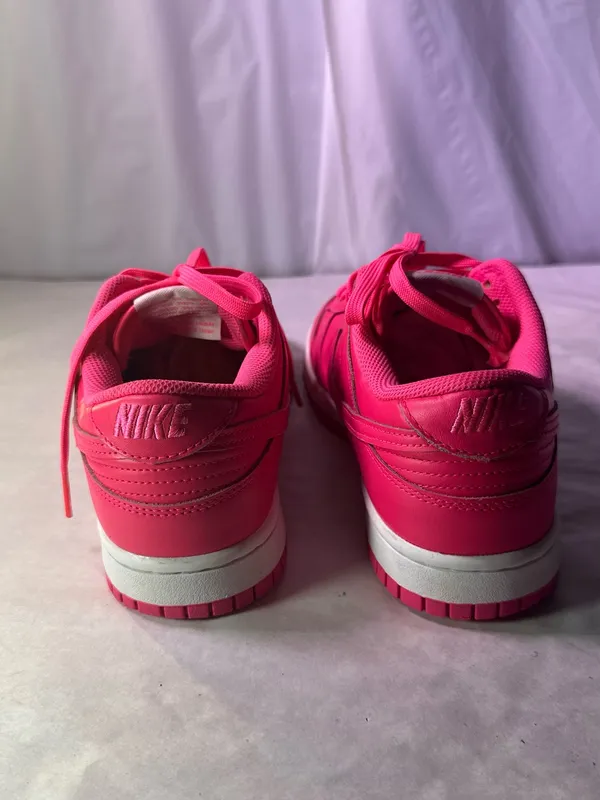 Nike Women's Hot Pink Low-Top Leather Sneaker - Image 8
