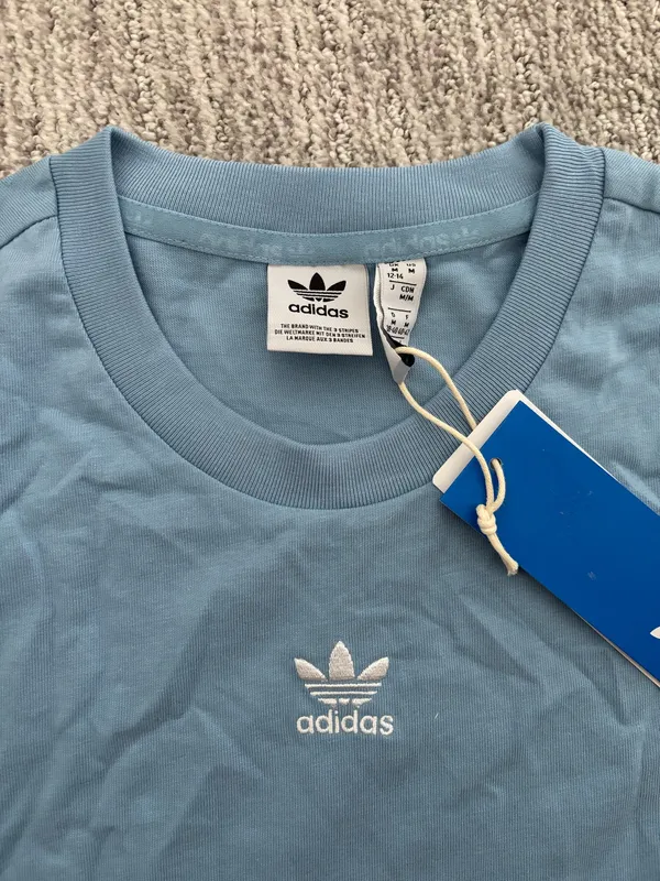 Adidas Blue T-Shirt - Image 2