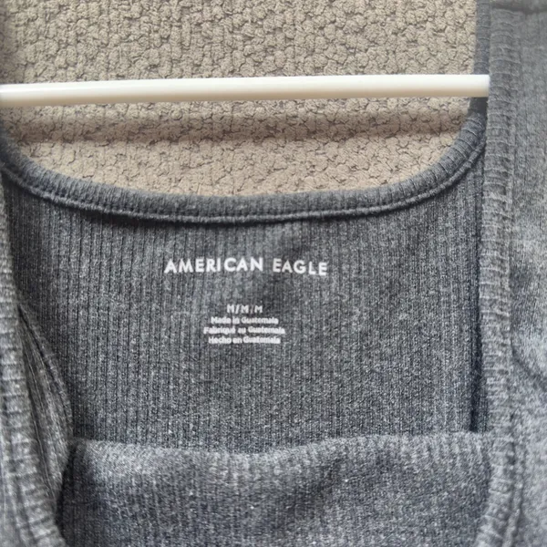 American Eagle Outfitters Square Neck Ribbed Tank Bodysuit - M - Image 4