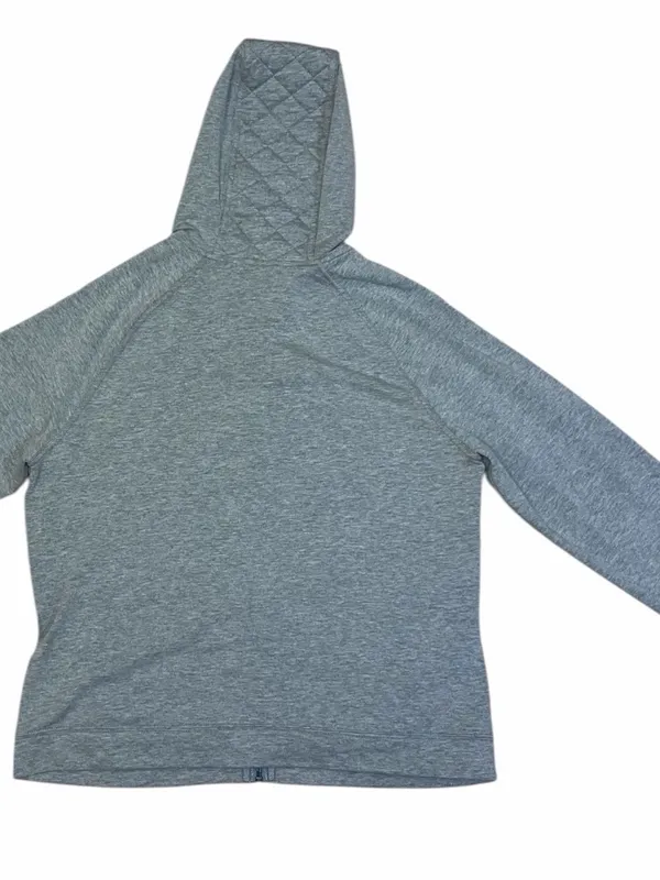 The North Face Quilted Zip Up Hoodie Jacket Grey Athleisure Layer XL Gorpcore - Image 9