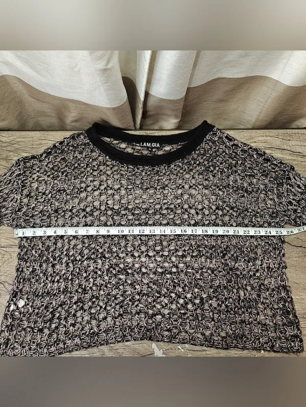 I.AM.GIA oversized knit netted sweater Size‎ S - Image 7