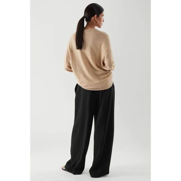 ✨COS Lightweight Linen Jumper Tan Sz Small Sweater✨ - Image 5