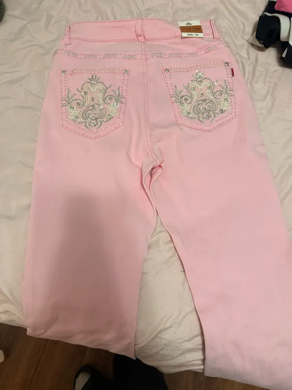 Pink Cowboy Jeans Size 28 - Image 4