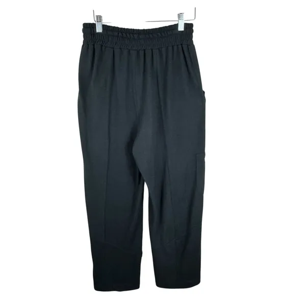 Blu Ivy Bluivy Black Drawstring Waist Straight Leg Casual Sweatpants Size‎ S - Image 2