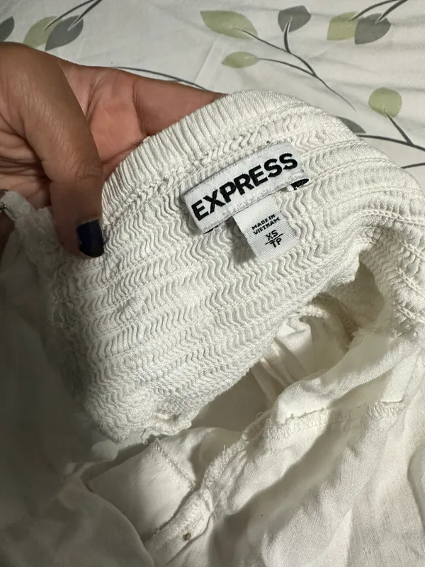 Express White Midi Bodycon Dress - Image 5