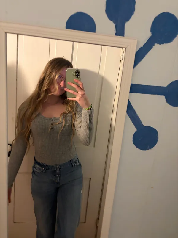 wild fable long sleeve ribbed shirt - Image 2