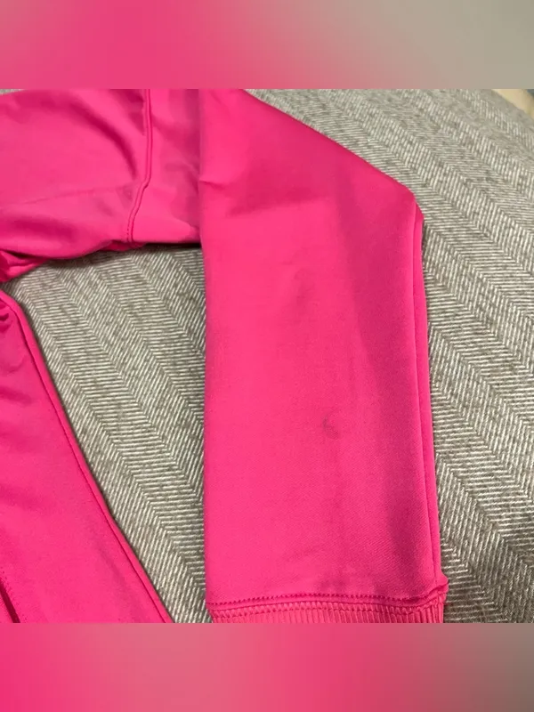 Hot Pink Nike Quarter Zip Pullover - Image 5