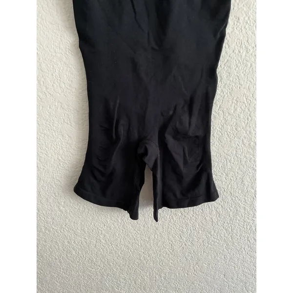 SKIMS Mid Thigh Sculpting Bodysuit XL/XXL Black‎ V-Neck Seamless Shapewear - Image 3