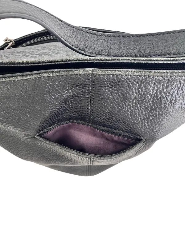 The Sak Black Leather ‘Lucia’ Hobo Shoulder Bag - Image 7