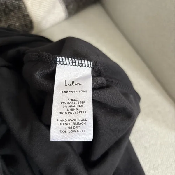 Lulus Luxurious Statement Black Velour Halter Mermaid Maxi Dress Size XS Formal - Image 5