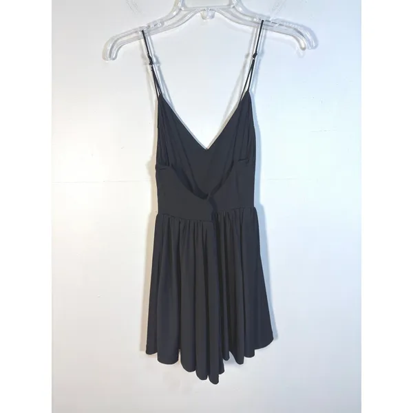Silence + Noise Tennis‎ Dress/Romper XS Black Excellent V-Neck Adjustable Straps - Image 2