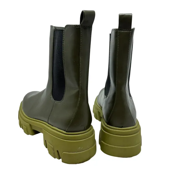 Oak + Fort Chunky Sole Chelsea Boots Military Olive Green‎ Size US 10 - Image 7
