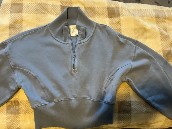 Aerie Cropped Quarter-Zip - Image 3