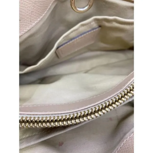 coach medium w adjustable strap tan leather cross - Image 9