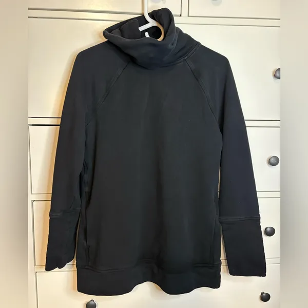 Lululemon To You Tunic Sweater Black Size 8 - Image 2