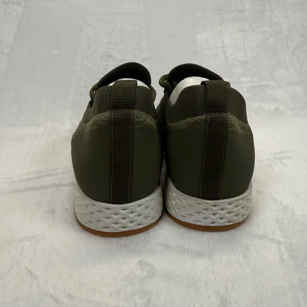 J/Slides Urban‎ Sport Knit Sneakers Olive Green Lightweight Shoes Size 7.5 - Image 5